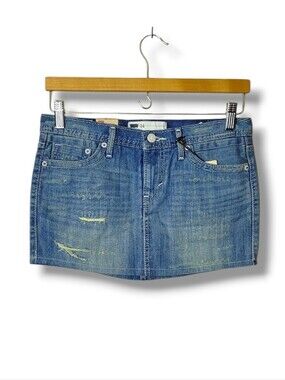 NWT Levis Micro Mini Denim Skirt